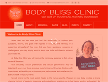 Tablet Screenshot of bodyblissclinic.com